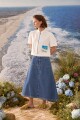 FALDA POMELA DENIM Azul