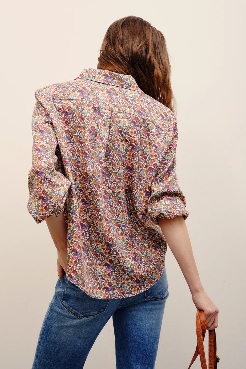 CAMISA FLORES MINI Multicolor