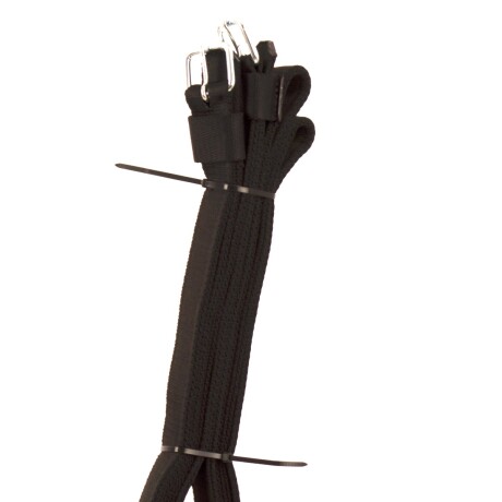 Estriberas de cinta Negra