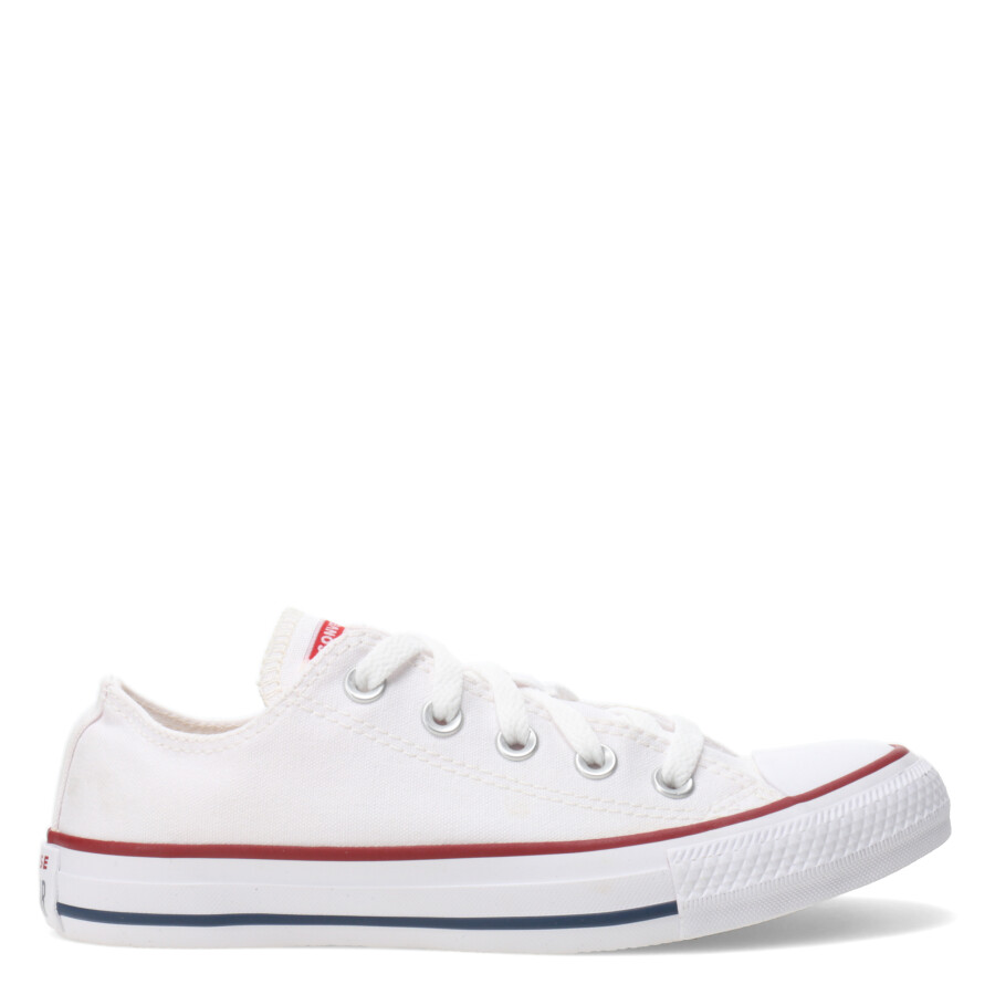 Championes Unisex Converse - All Star Chuck Taylor Blanco - Rojo - Azul