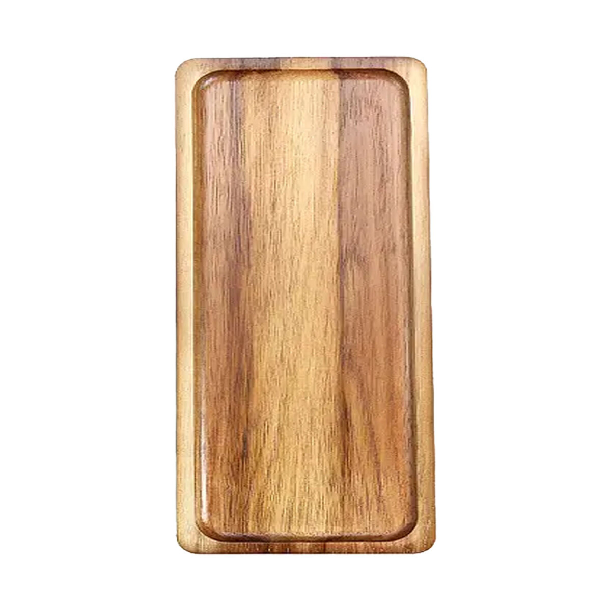 Bandeja de Bambú Rectangular para Servir 24x14x1.5Cm Roble - Roble 
