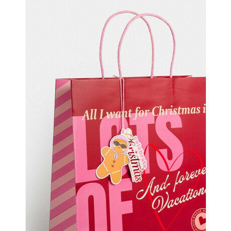 Bolsa De Regalo Navideña Combinacion Multicolor