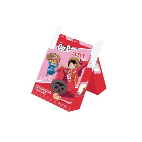 Set notas planificador semanal One Piece Luffy y Chopper