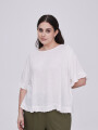 Blusa Abbas Marfil / Off White