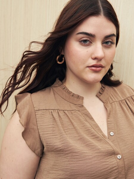 BLUZA ALLIE KEANE MARRON