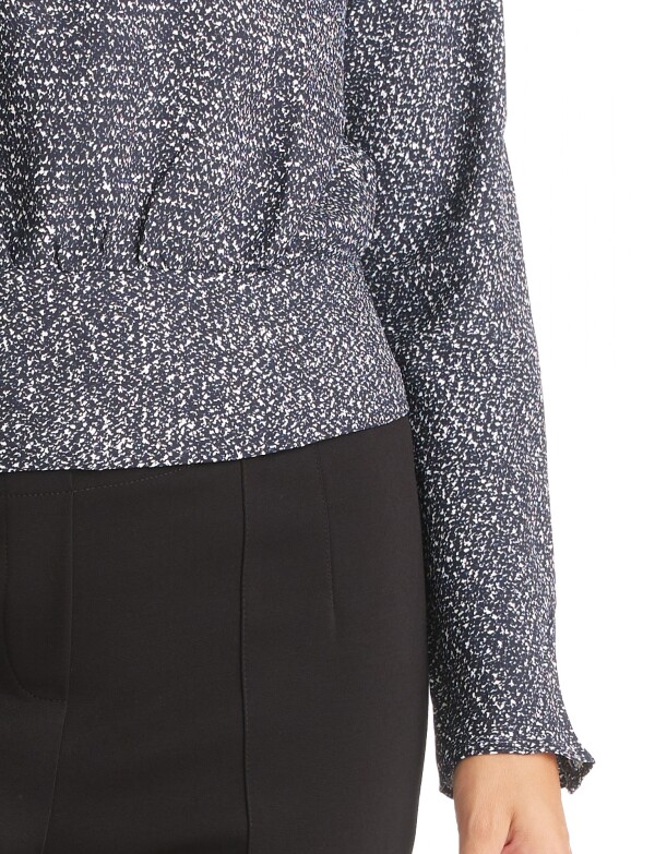 Blusa Dolman NEGRO/BLANCO