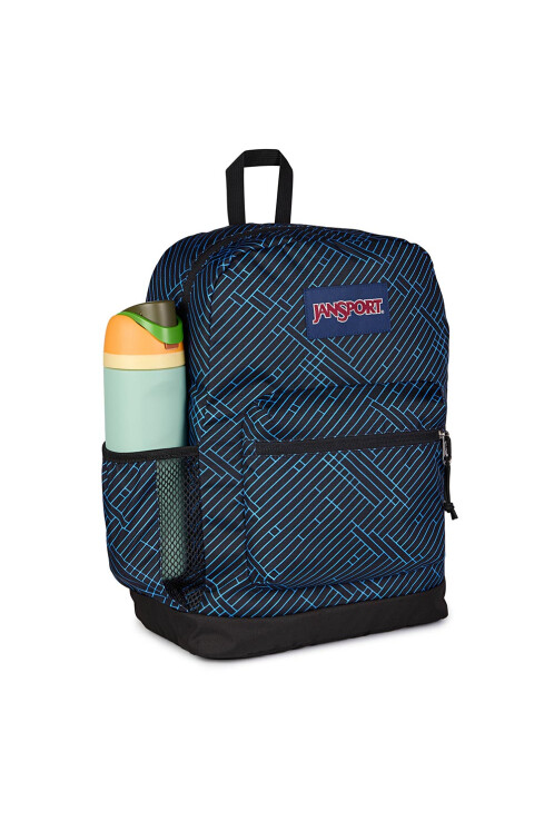 Mochila Portalaptop Cross Town Plus Black/black/azul