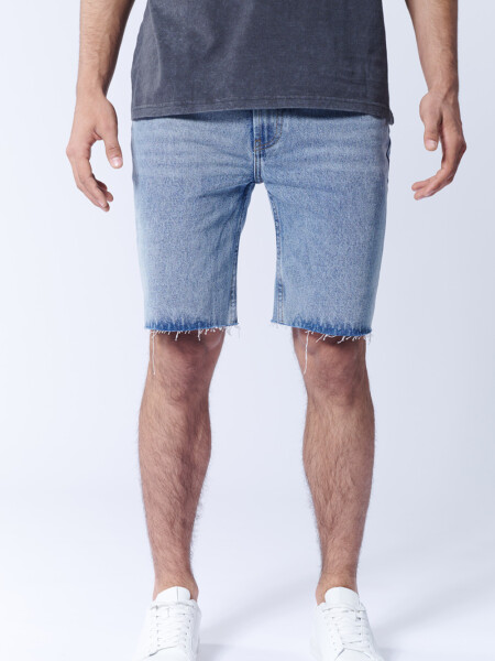 Bermuda jean Azul Claro