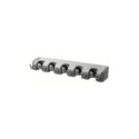 SOPORTE DE PARED PARA 5 ESCOBAS GRIS
