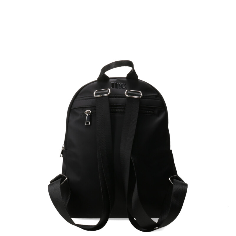 Mochila Miss Carol Tevi Con Cierre Adelante Negro