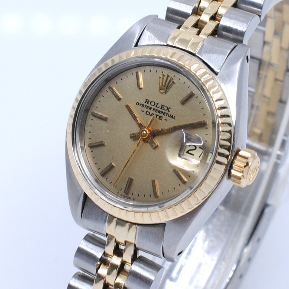 Rolex date dama 6917 acero y oro 26 mm año 1980 Rolex date dama 6917 acero y oro 26 mm año 1980