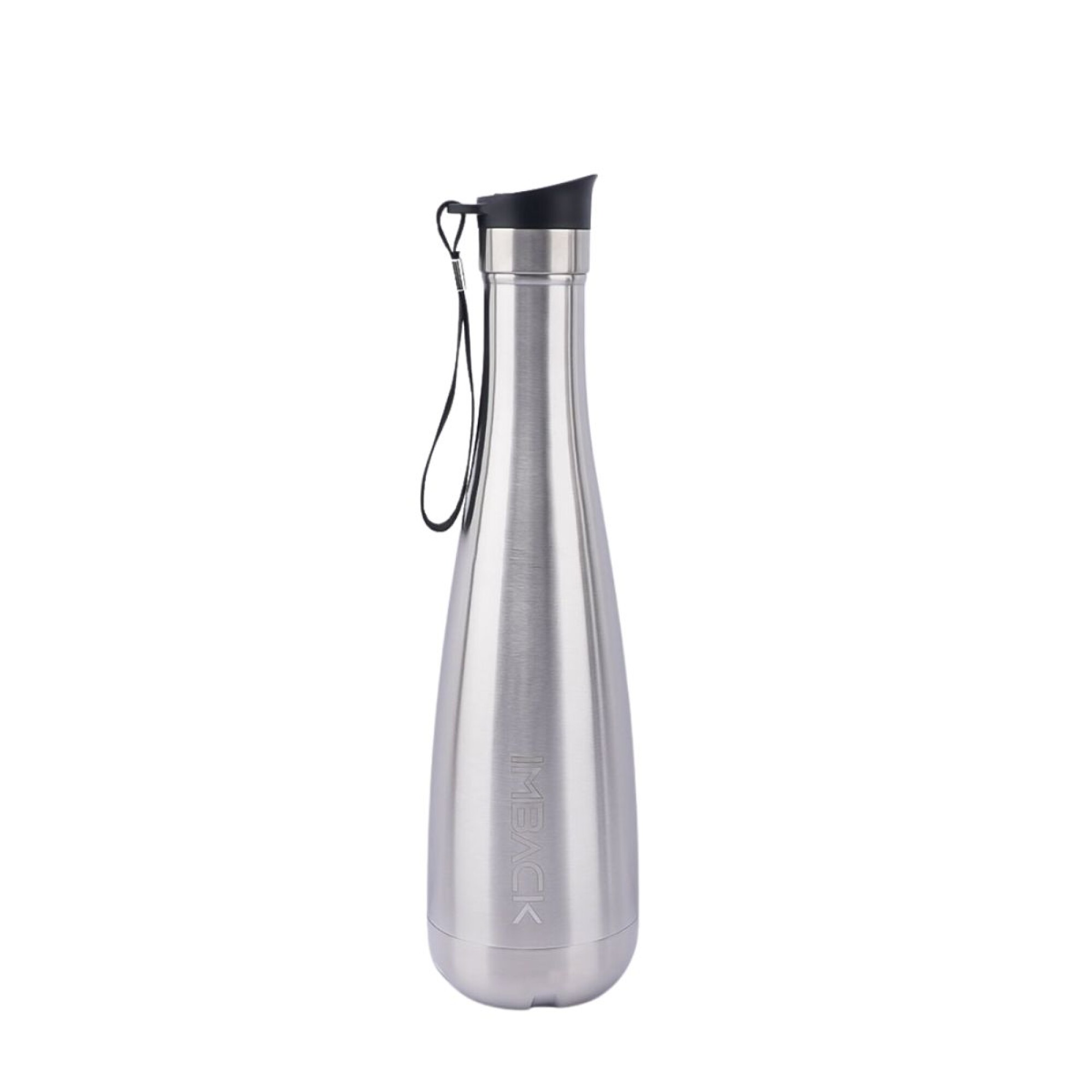 Botella de Agua Térmica de Acero Inoxidable Termo de 750 ml Diseño  Estilizado Color Plata — Clemur