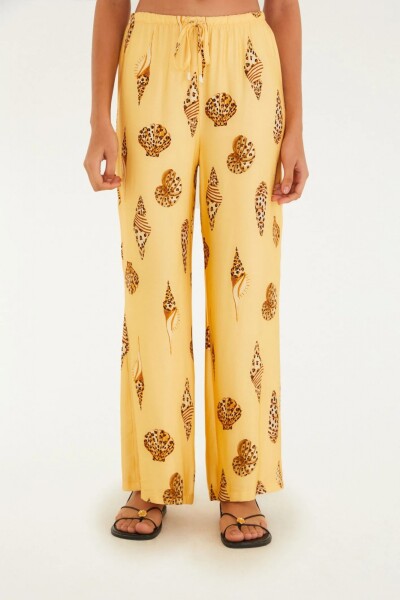 PANTALÓN ANCHO Amarillo