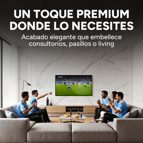 Placa PVC Símil Mármol 2,44x1,22m 3mm Resistente Agua Calor Mármol Blanco Gris Claro 1