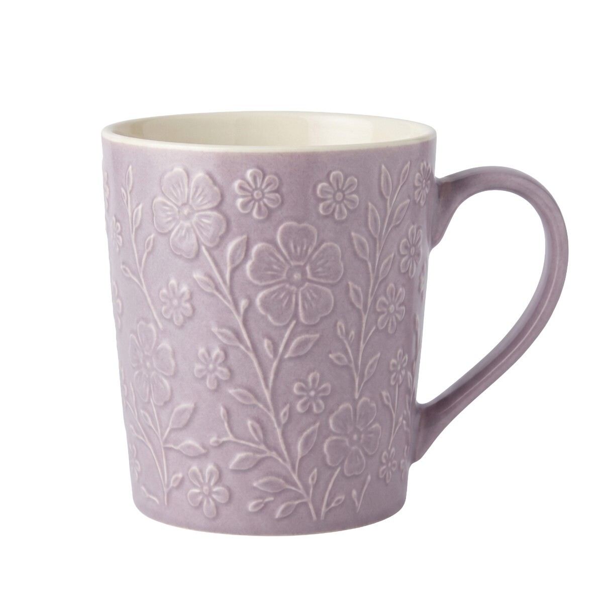 TAZA CERAMICA LILA 