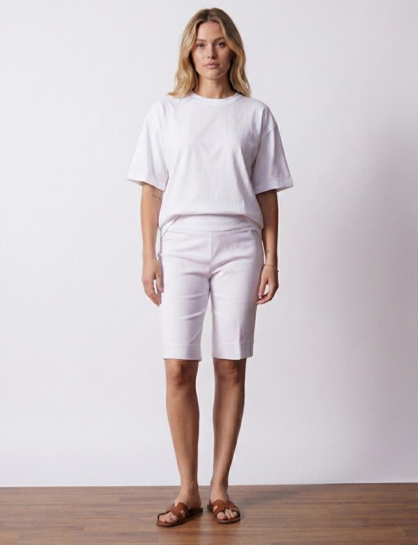 Bermuda Pull On BLANCO