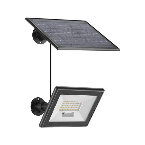 Proyector solar LED IP54 RGBW 600Lm + control RF IX3069
