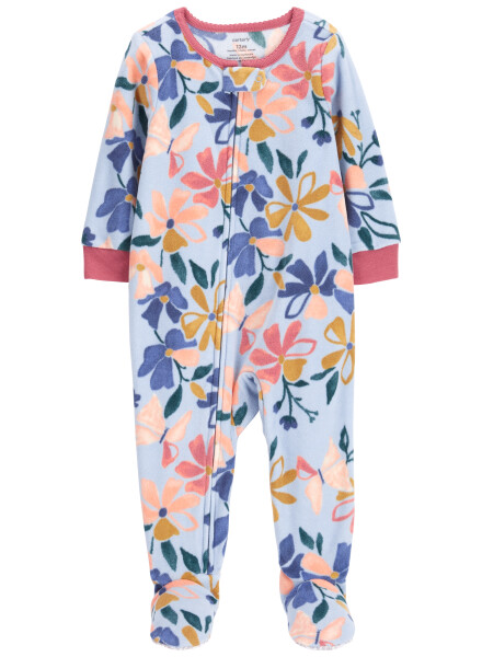 Pijama con pie floral micropolar niña-tod carters Variante unica