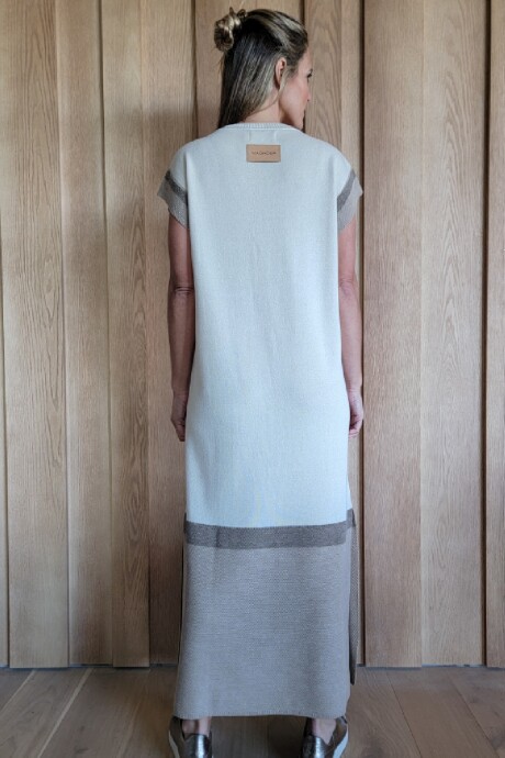Vestido Violeta Tostado