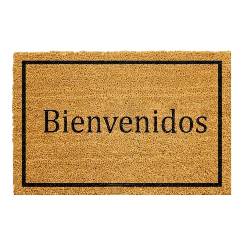 Felpudo de coco 40x60 cm BIENVENIDO
