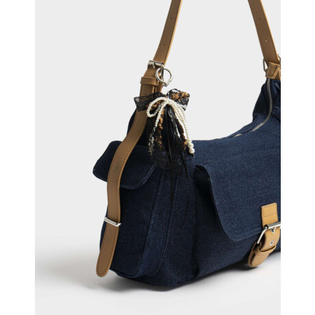Cartera Saca Azul Gastado