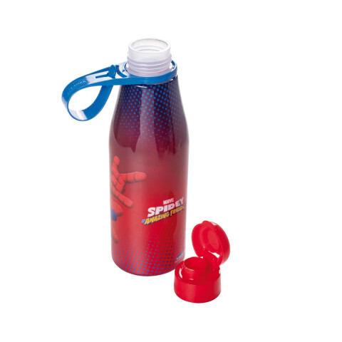 Botella Plástica Abre Fácil 530 ml Spidey
