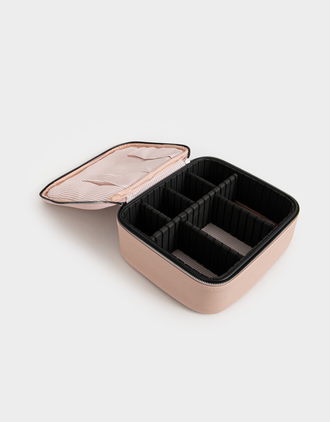 Porta Cosméticos Necessaires - Rosa Viejo