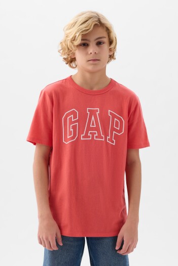 Remera Logo Gap Manga Corta Niño Cayenne 2