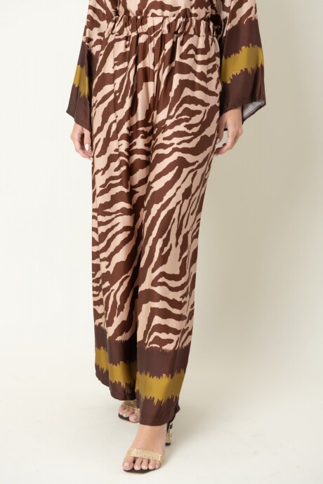 PANTALON OJO DE TIGRE chocolate