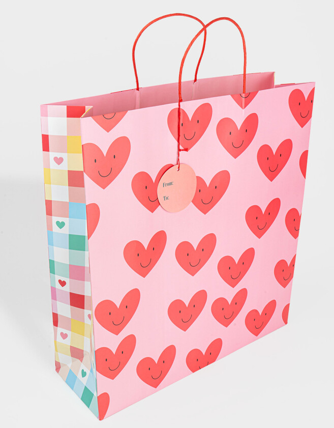 Accesorios Regalos Estampados Bolsa De Regalo Extra Grande - Combinacion Bicolor