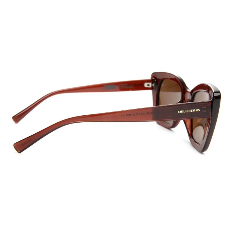 Lentes de Sol Eco Cat Eye Marrón