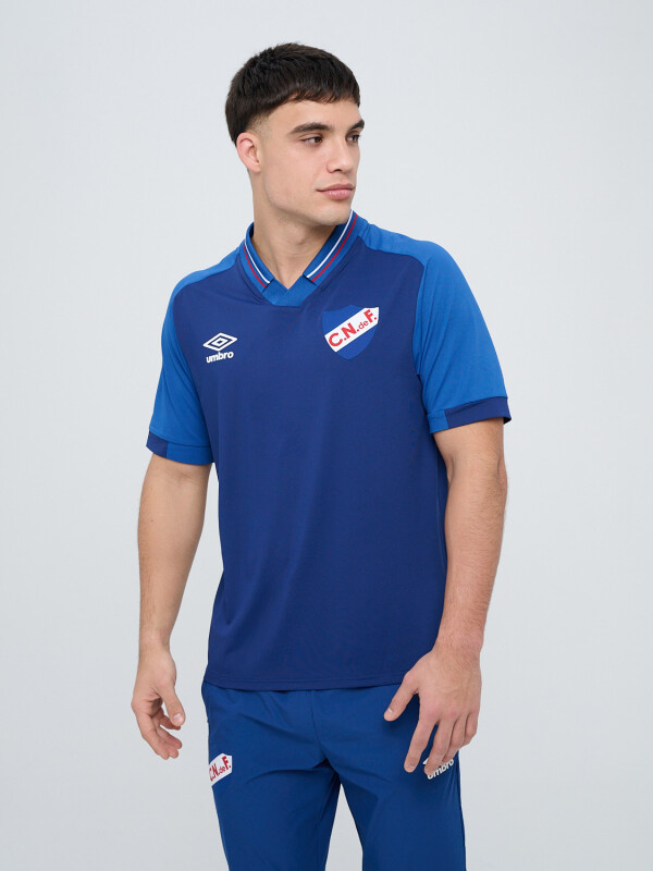 REMERA POLO PRESS Nacional Hombre Azul Marino