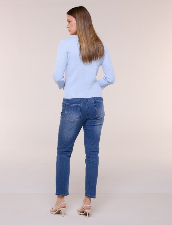 Cardigan Tejido Texturado CELESTE