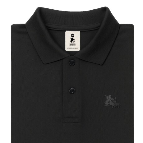 Remera pique de dama Negra