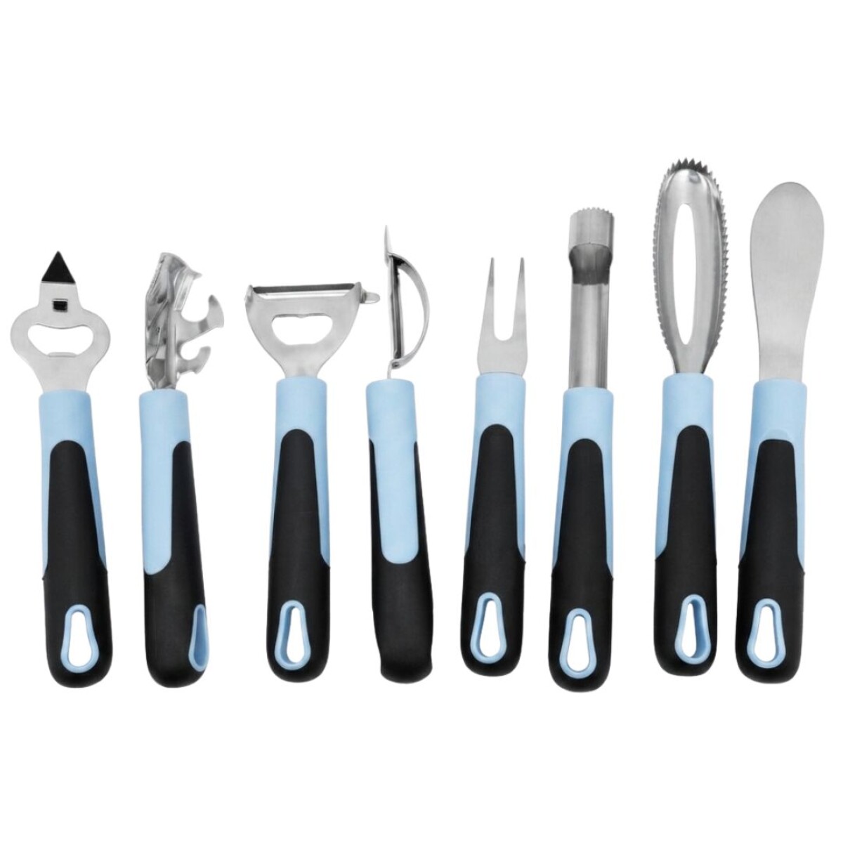 PELADOR DE VERDURA CON ORGANIZADOR SET x8 
