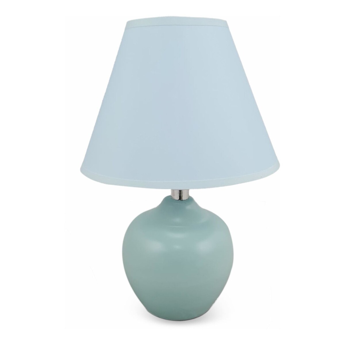 Lampara Portatil Mesa Ceramica Escritorio Luz Calidad - Color Variante Celeste 