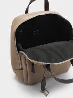 Mochila Efecto De Nylon taupe