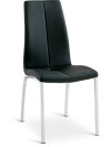 Silla de comedor HAVNDAL negro/cromo Silla de comedor HAVNDAL negro/cromo