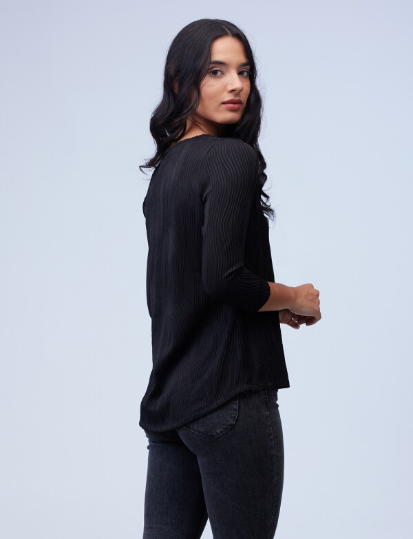 Blusa Zip NEGRO