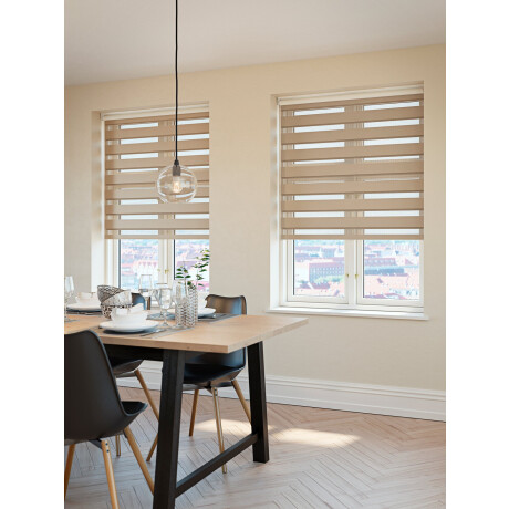 Cortina Enrollable Doble Femris 70X180Cm Topo