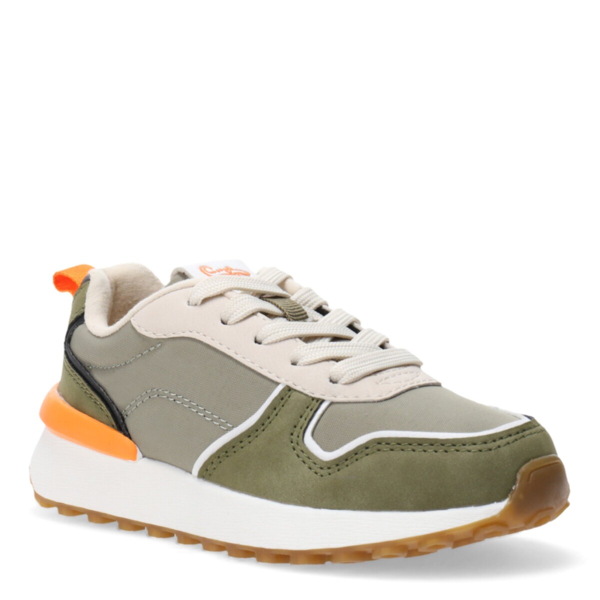 Championes de Niño Croco Kids ORCHID acordonado - Verde 