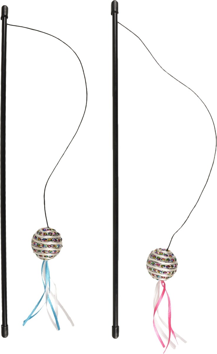 CATCHY COLGANTE GATO+PELOTA ASS AZUL/ROSA 