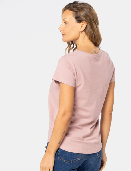 REMERA BÁSICA DE ALGODÓN Rosado