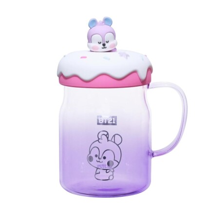 Taza vidrio BT21 baby 640ml Mang