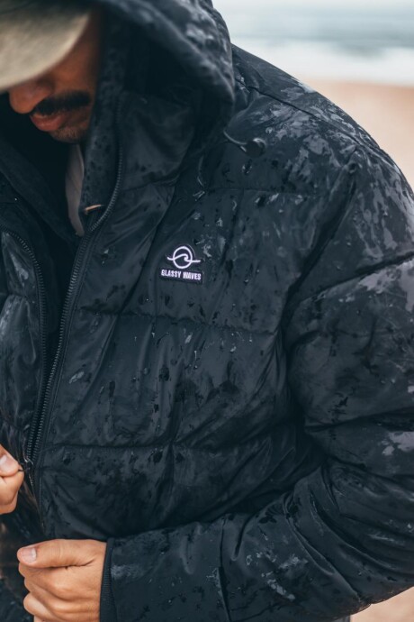 Campera Abrigo Wet / Negra U