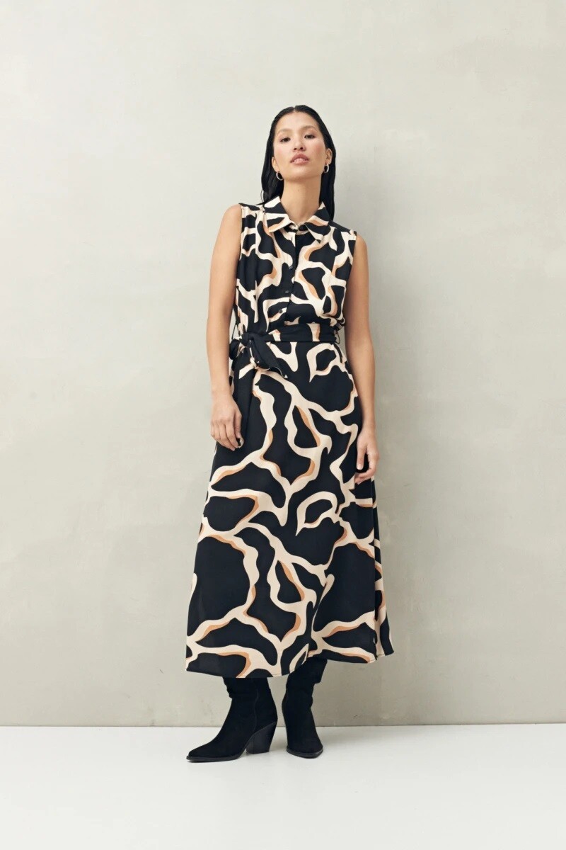 VESTIDO D.CASSIN SANTA TERESA - NEG NARA 