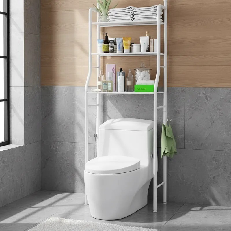 Estantería de Baño Reforzada de Metal Estantería de Baño Reforzada de Metal