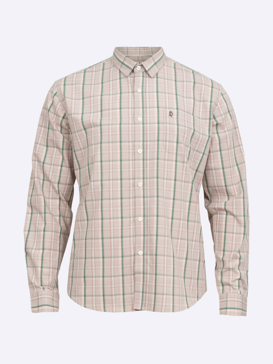 Camisa cuadros - verde 