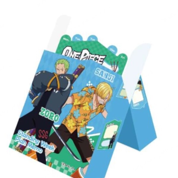 Set notas planificador semanal One Piece Zoro y Sanji
