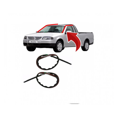 MOLDURA DE GOTERO DERECHA SAVEIRO G2 / G3 / G4 (CANALETA) Moldura De Gotero Derecha Saveiro G2 / G3 / G4 (canaleta)